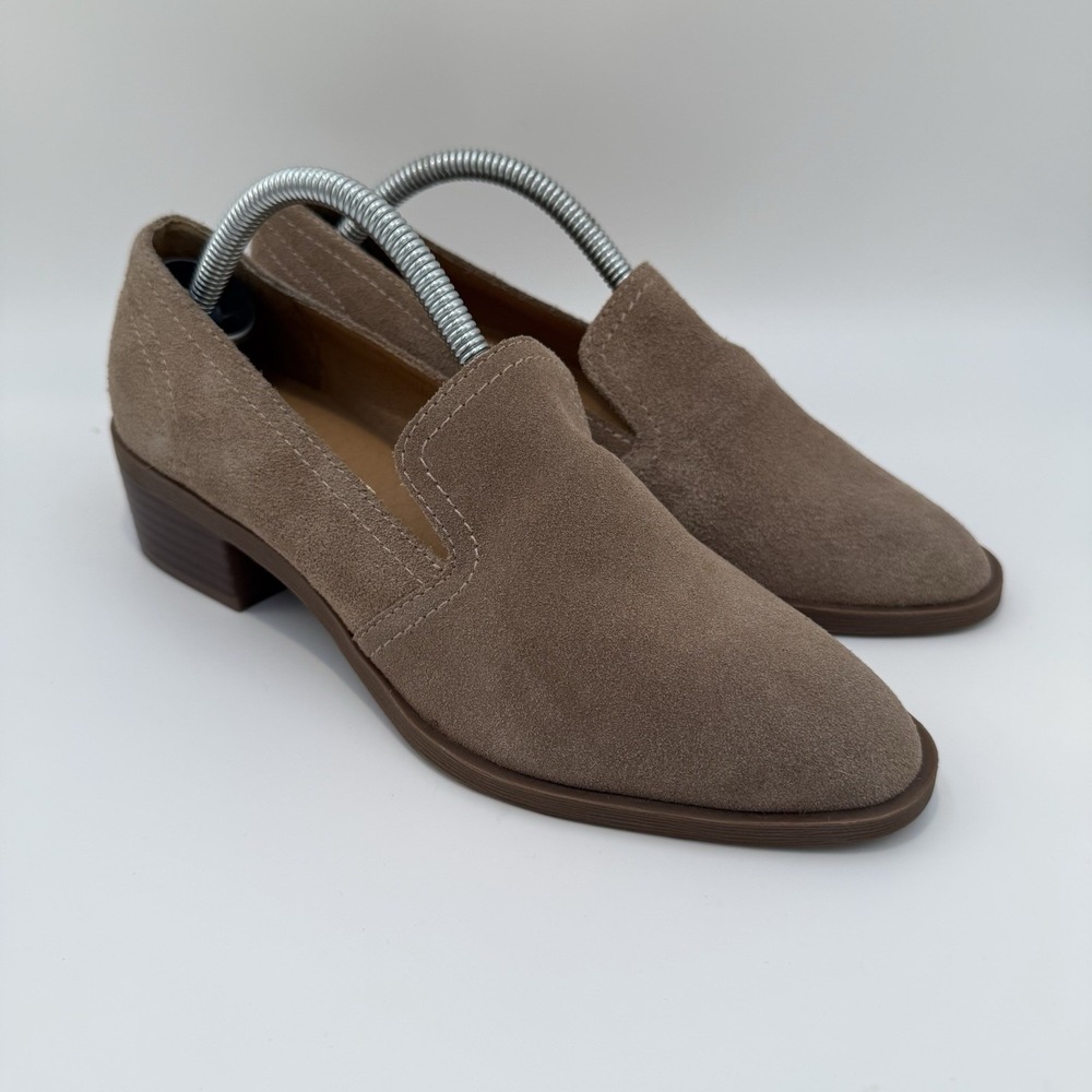 Crown Vintage Women's Samali, Taupe Slip-On Loafers, Size 6.5 M